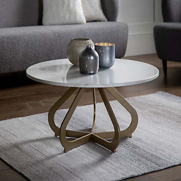 colne solid wood coffee table