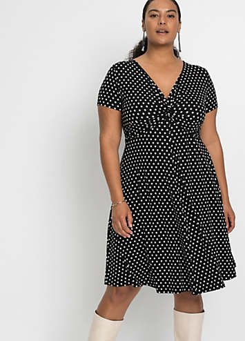 Flamenco Knotted Front Dress by bonprix 