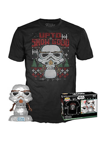 Tee-shirt Funko Pop! Star Wars Stormtrooper - Taille Large L - Bleu, Neuf Avec étiquettes