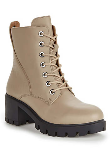 Heeled cheap biker boots