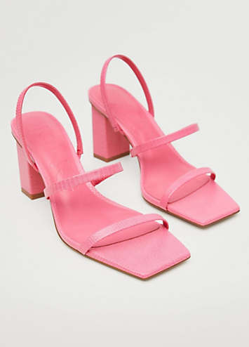 Mango pink sandals new arrivals