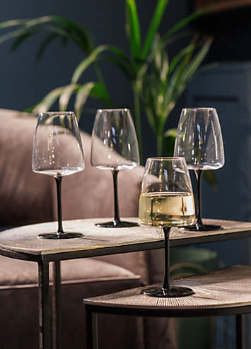 mikasa white wine glasses