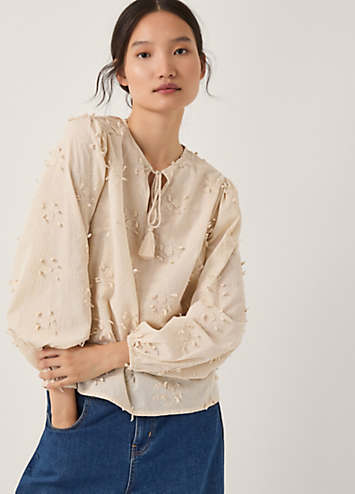 Appliqué floral Blouse