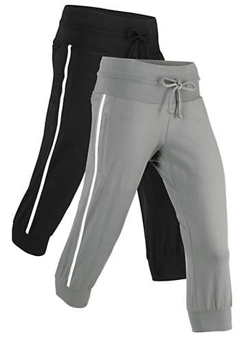 Pack of 2 Pairs of Joggers by bonprix