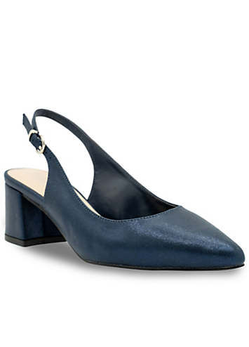 Sling back clearance navy shoes