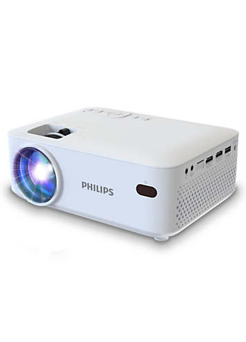 Proiettore Philips Neopix 113 HD 720p – 100 Lumen, HDMI/USB, Mirroring Wi-Fi, Correzione Trapezoidale