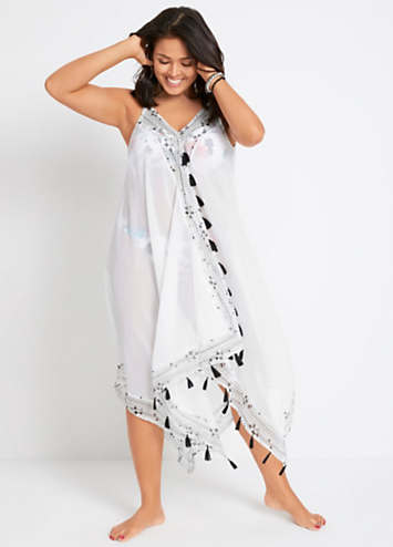 Printed Beach Dress By Bonprix | Curvissa