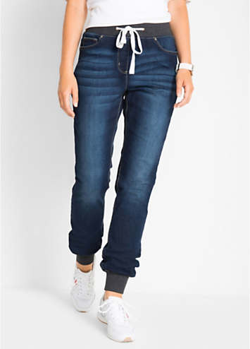 Pull On Boyfriend Cut Jeans By Bonprix Curvissa