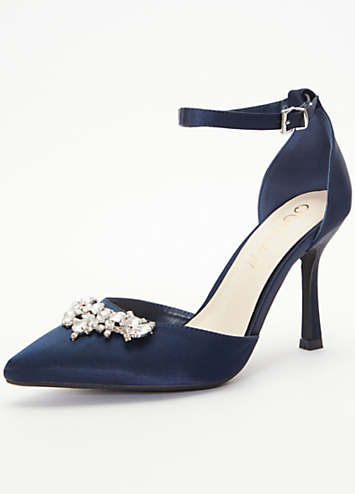 Quiz navy hot sale heels