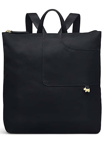 Radley Shoulder Bag Black Polyester Top Zip Finsbury Park Medium