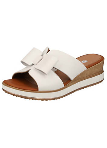 Remonte Logo Lettering Mules | Curvissa