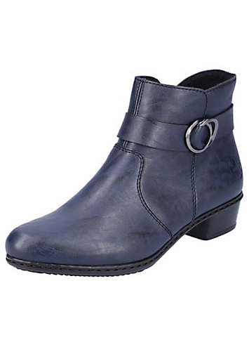 rieker zip up ankle boots