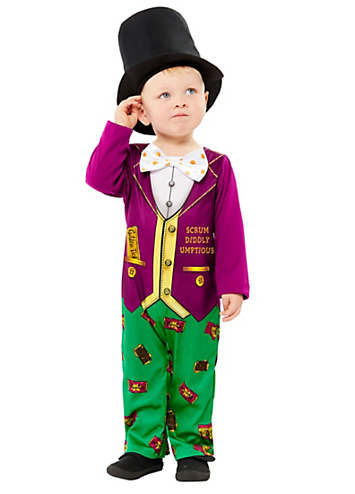 Roald Dahl Toddler Willy Wonka Fancy Dress Costume | Curvissa