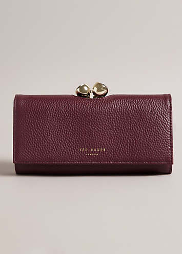 Grey Ted Baker Muscovy Purse Pink Leather Wallet Ted Baker Crystal