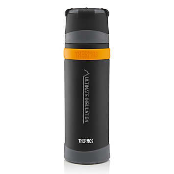 Thermos Super Light Direct Drink Flask, 470 ml, Matt Black