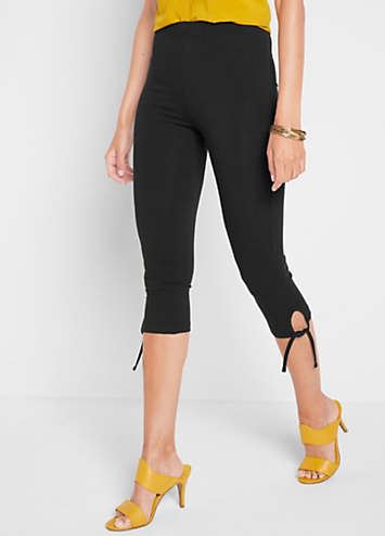 Pack of 2 Cropped Leggings by bonprix