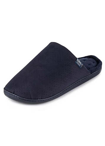 Isotoner navy deals blue slippers