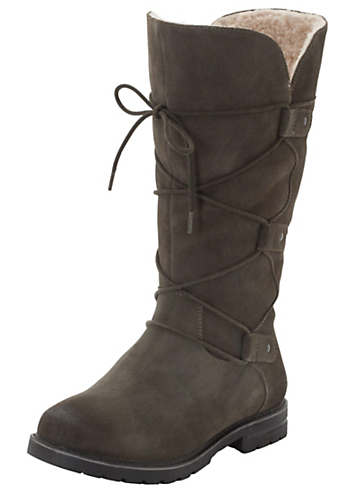 lace up boots winter