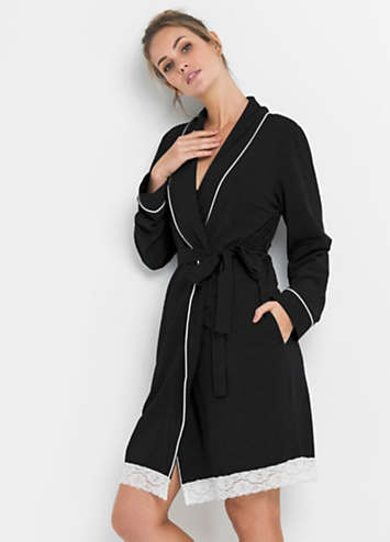 bonprix Jersey Dressing Gown | Curvissa