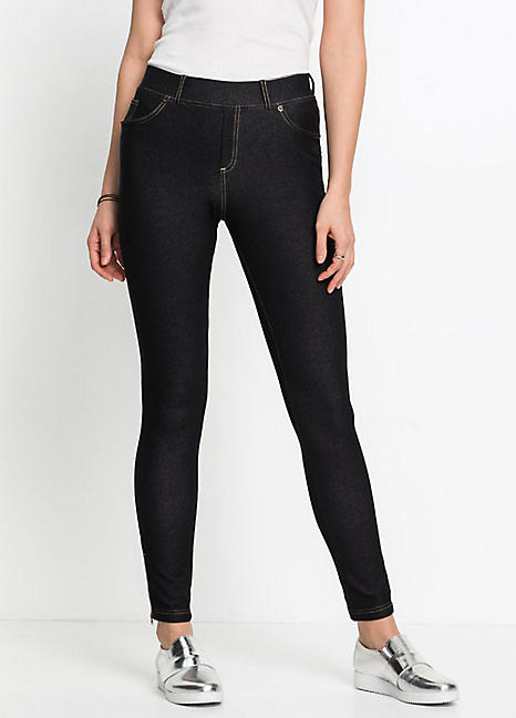 Ankle Zip Jeggings By Bonprix Curvissa