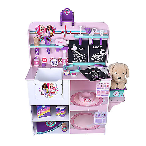 Barbie 2 in 1 Grooming Vet Play Centre Curvissa