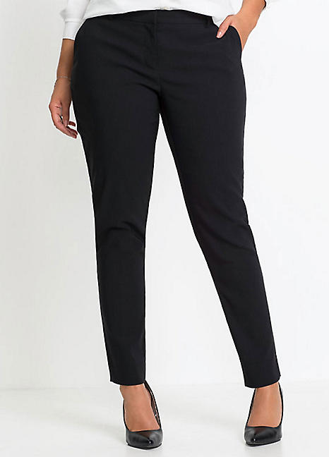 Bengaline Work Trousers by bonprix | Curvissa