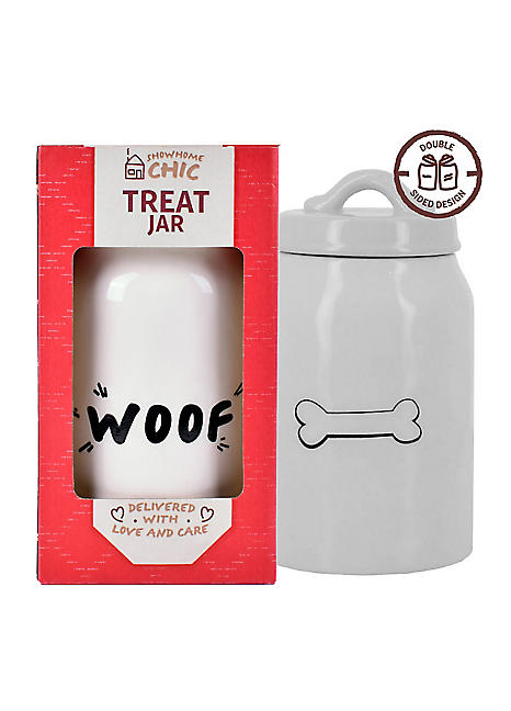 Plastic dog treat jar best sale