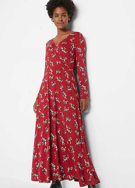 bonprix Floral Maxi Dress