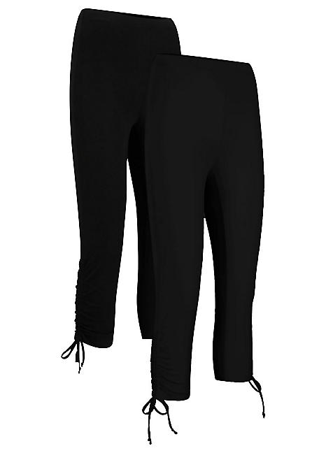 Pack of 2 Capri Leggings by bonprix