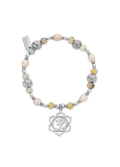 ChloBo Divine Lotus Bracelet 925 Sterling Silver Curvissa