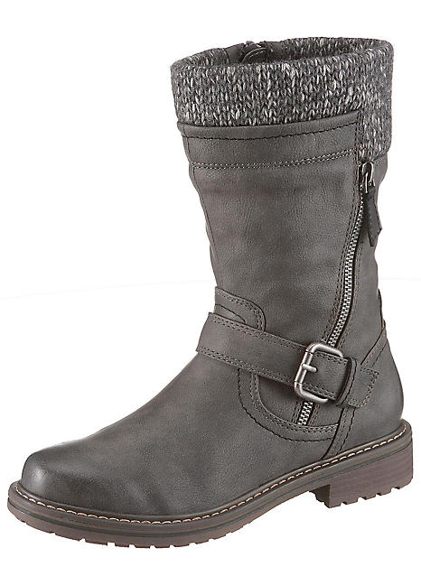 City Walk Mid-Calf Winter Boots | Curvissa