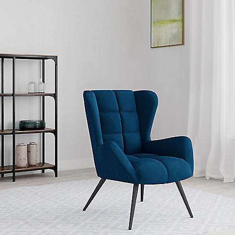 Birlea sloane chair online and footstool