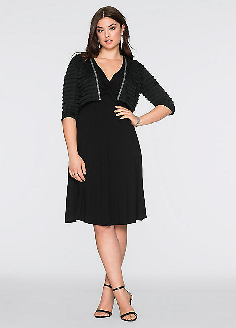 Flamenco Knotted Front Dress by bonprix 