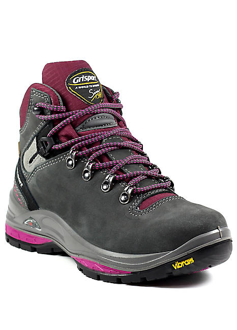 Grisport Lady Glide Grey Hiking Boots Curvissa