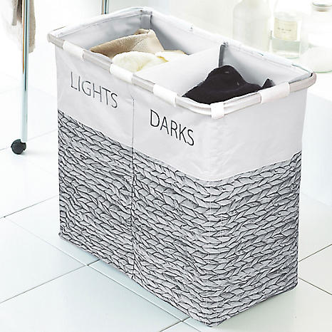 Lights darks best sale colours washing basket