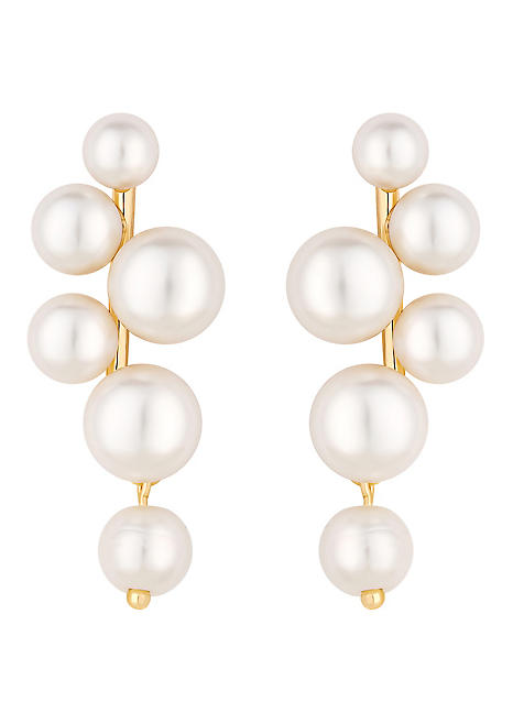 Jon richard pearl drop on sale earrings