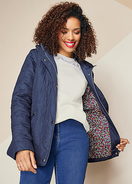 Ditsy denim 2024 quilted jacket