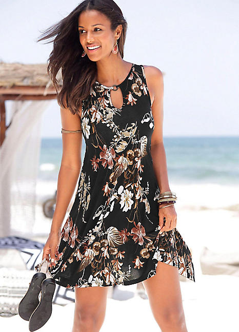 LASCANA Floral Print Dress Curvissa