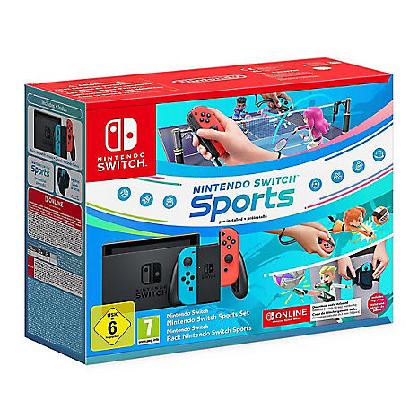 Nintendo Switch Neon with Switch Sports + 3 Months Nintendo Switch Online
