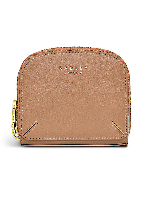 Radley London Dark Butter Dukes Place Med Zip Around Purse Curvissa