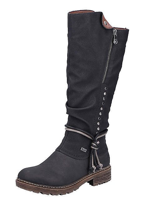 Rieker winter hot sale knee length boots