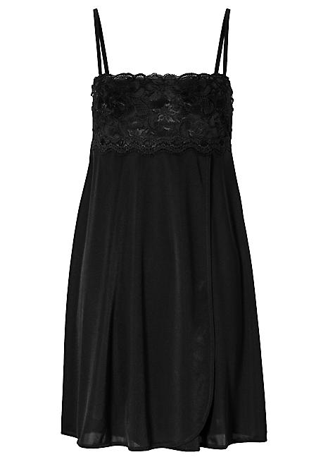 Satin Negligee by Bonprix | Curvissa