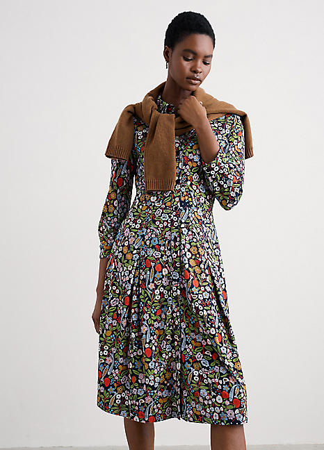 Seasalt Cornwall Multi Cudden Jersey Shirt Dress | Curvissa