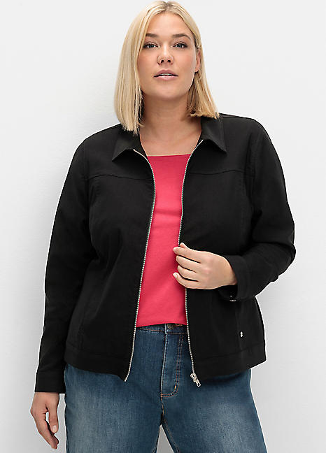 Sheego Curve Zip Jacket | Curvissa