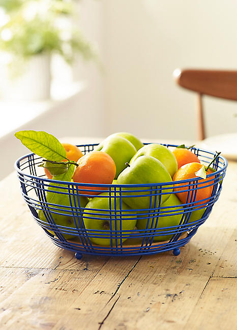 Sur La Table Colour Me Happy Wire Spun Bamboo Fruit Bowl | Curvissa