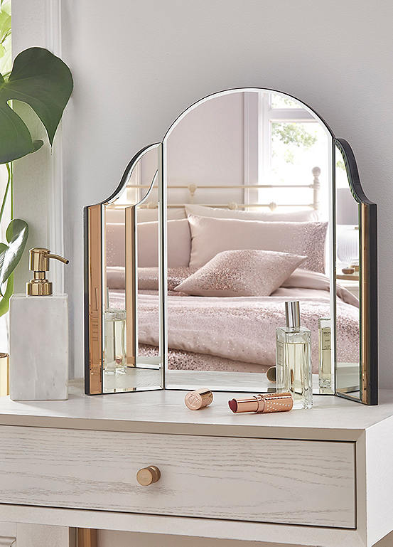 rose gold dressing table Mirror bylt clothing