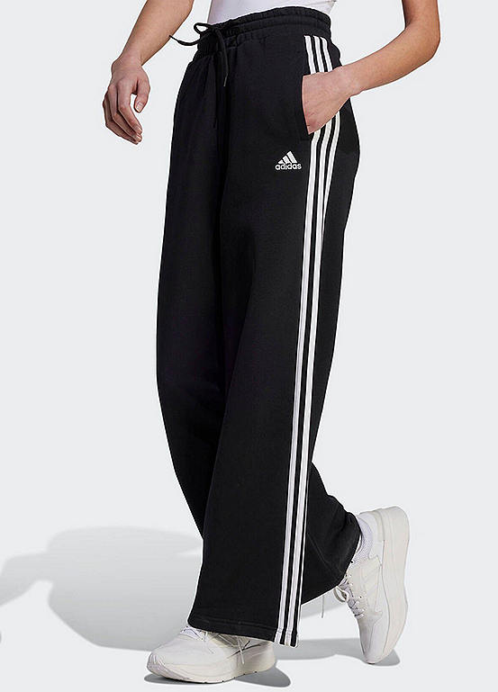 adidas Sportswear Essentials 3 Stripes Wide Sports Pants Curvissa