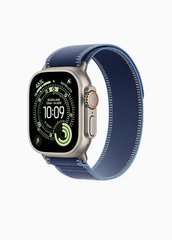 Apple Watch Ultra 3 GPS + Cellular 49mm Natural Titanium Case with Blue