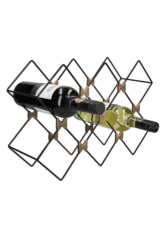 BarCraft 8-Bottle Metal Wine Rack | Curvissa