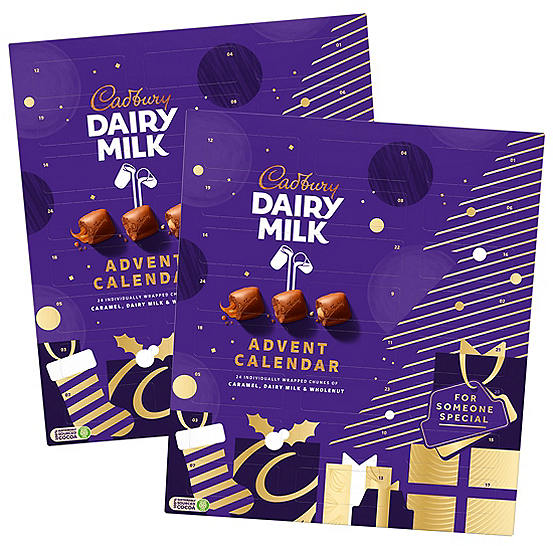 Cadbury Two Chunk Adult Advent Calendars 258g Curvissa